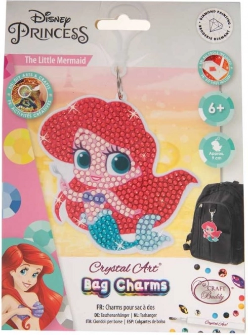 Crystal Art hanger De Kleine Zeemeermin