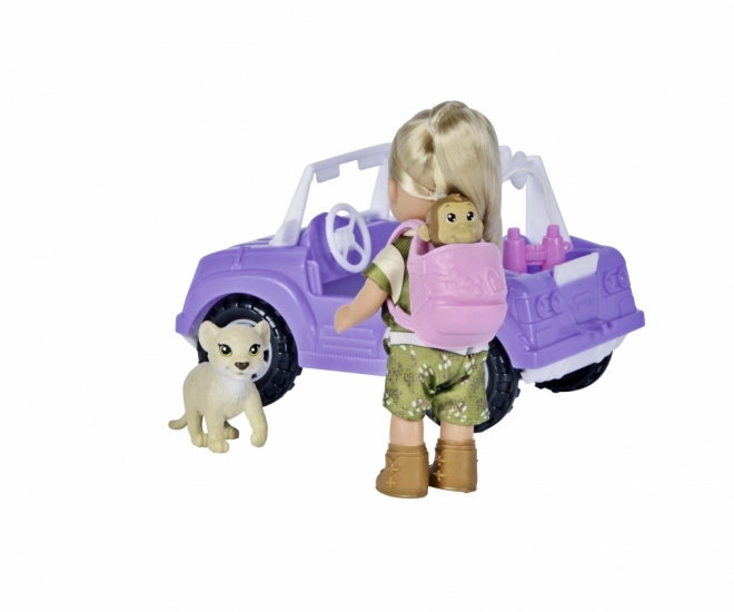 Pop Evička Safari met auto