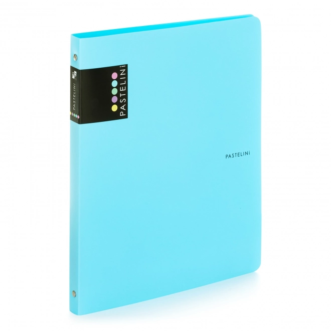PASTELINI Ordner blau A4 4-Ringmechanik