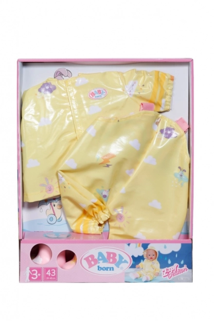 BABY born ensemble de pluie Deluxe pour poupées 43 cm