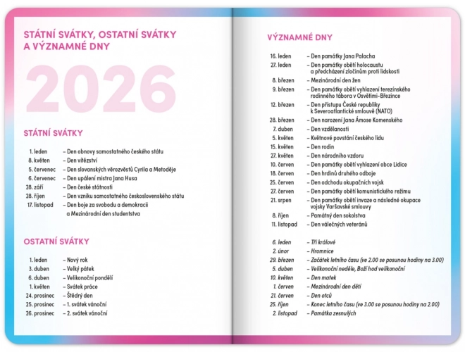 Schoolagenda Roze september 2025 – december 2026
