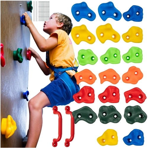 Satz von Haltegriffen für Kletterwand Kruzzel