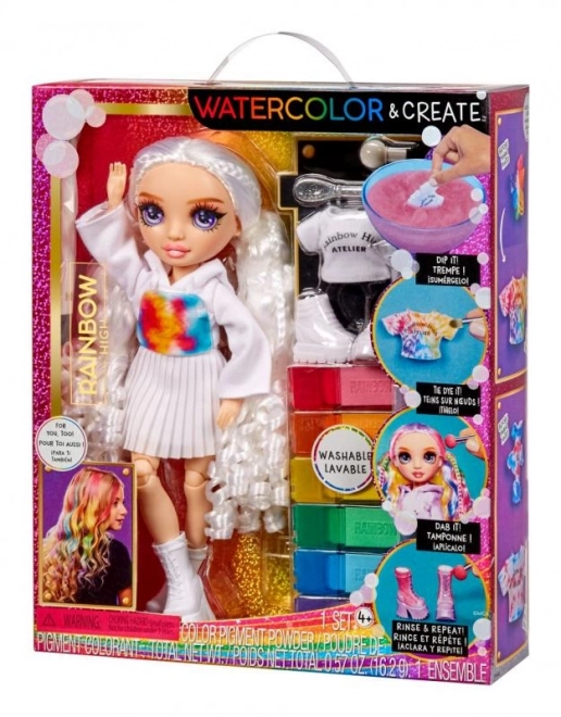 Rainbow High WaterColor pop - paarse ogen TV