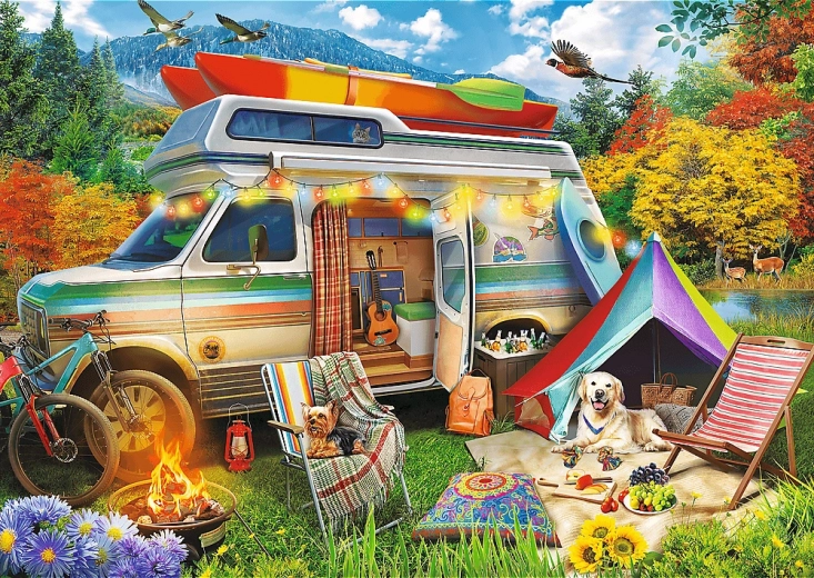 Puzzel Theetijd - Karavaan 500 Stukjes