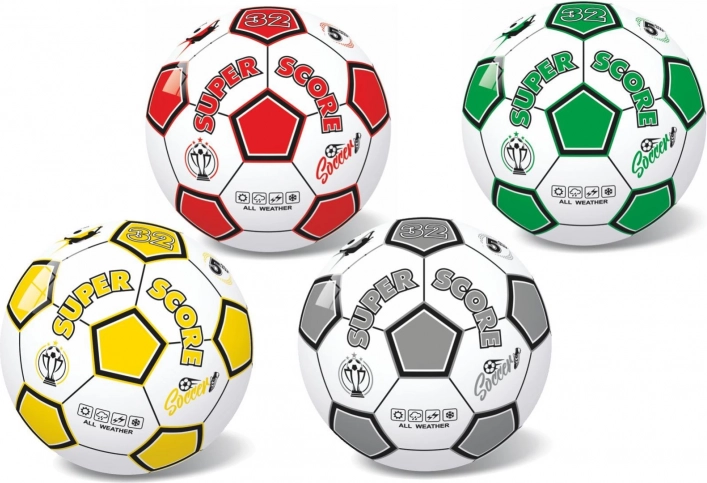 ballon de football 23 cm toutes conditions météo, 4 couleurs