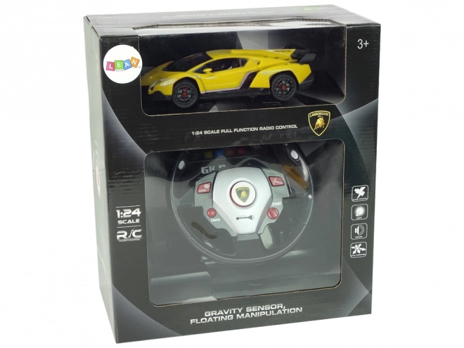 Remote Control Lamborghini Veneno Car Yellow