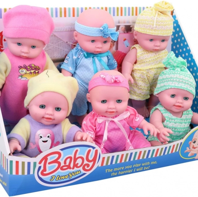 Baby in doos 6 kleuren