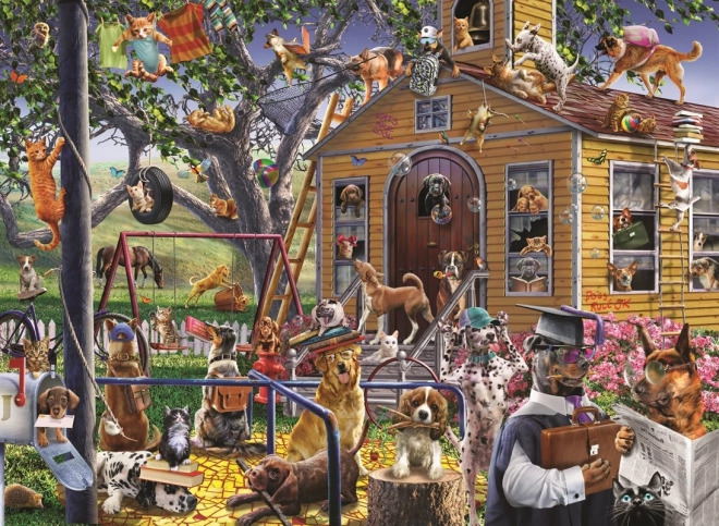 Puzzle ANATOLIAN Mischievous Dogs 1000 Pieces