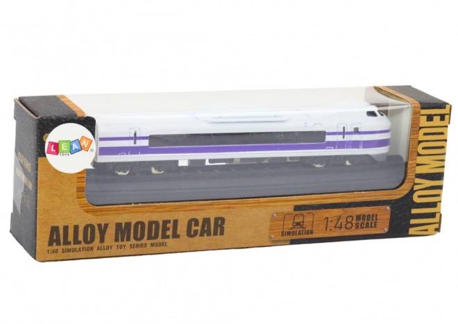 Modelverzamelaar Treinwagon 1:48 metaal wit/paars