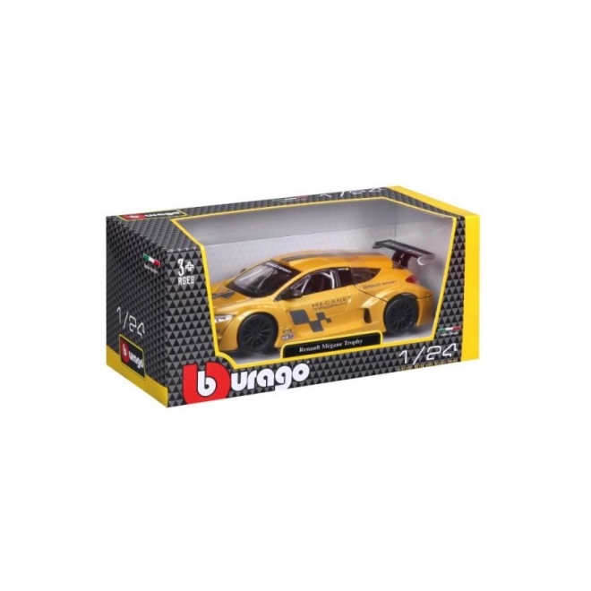 Bburago 1:24 Renault Mégane Trophy Metallic Geel 18-22115