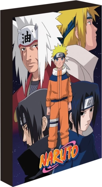 Illuminated LED Picture NARUTO 30 × 40 cm