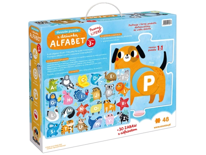 CzuCzu Large Puzzle with Hole Alphabet