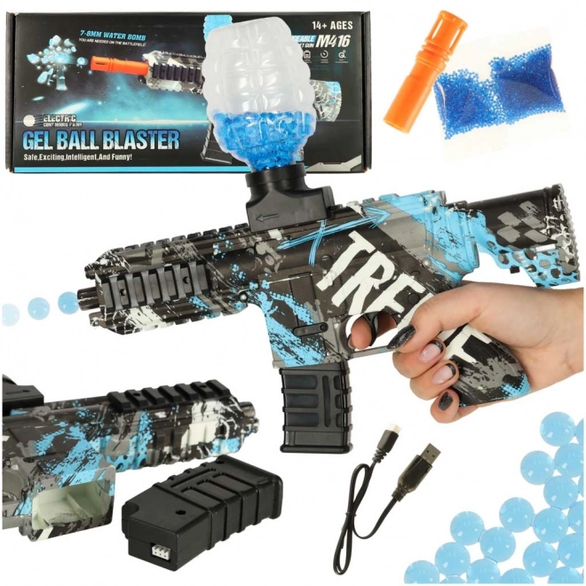 Pistool voor water gelballen blauwe karabijn