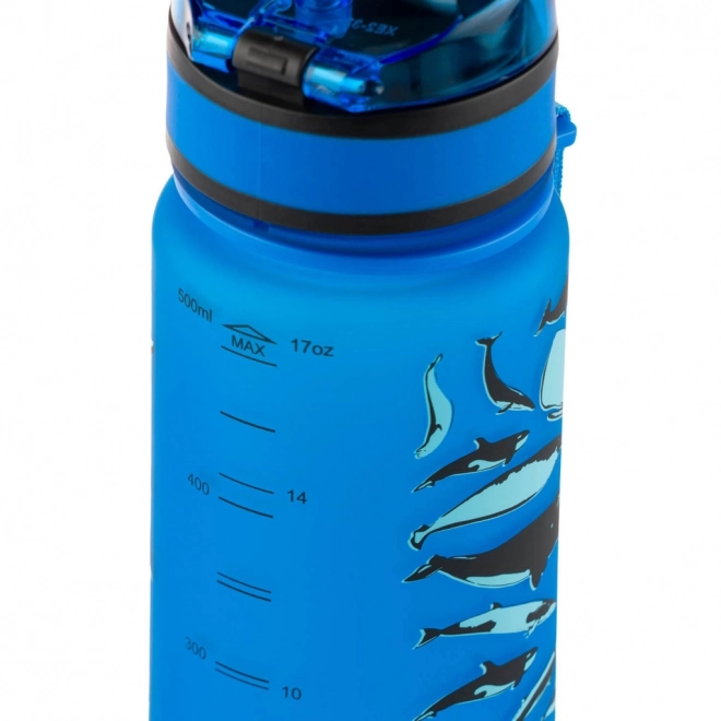 Tritan fles Baagl Walvissen 500 ml