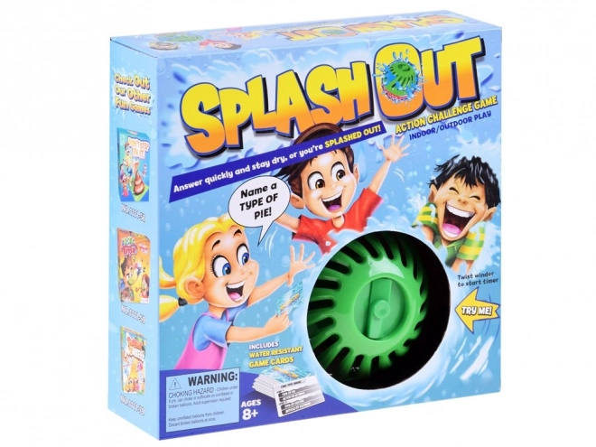 Waterspel Splash Out draai en beantwoord