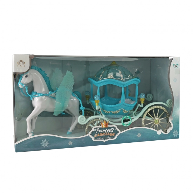 Fairytale Carriage with Winged Horse