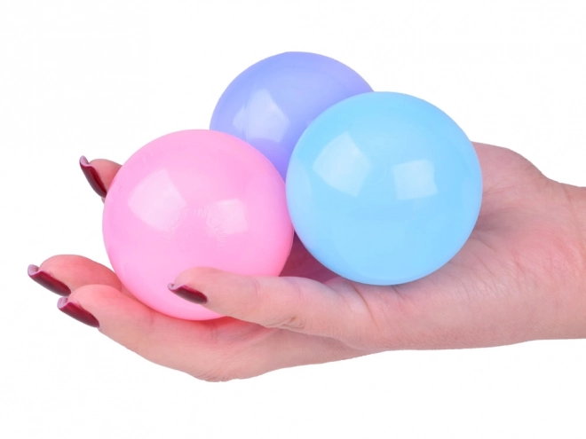Gekleurde pastel droge ballen 5,5 cm 100 stuks ZA5412