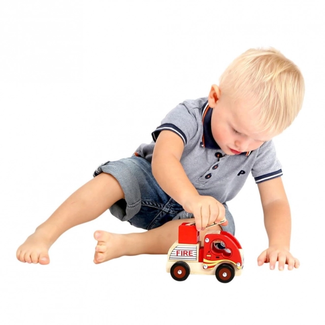 Bino Houten Brandweerauto