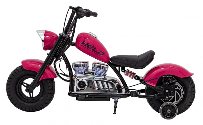 Kinder motorfiets Chopper Warrior roze