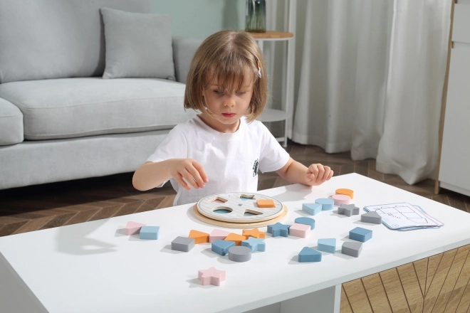 Houten insteekpuzzel