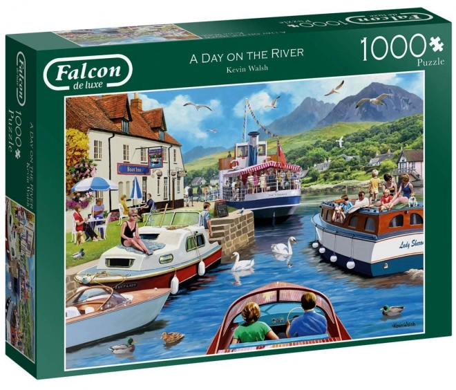 FALCON Puzzel Bij de rivier 1000 stukjes
