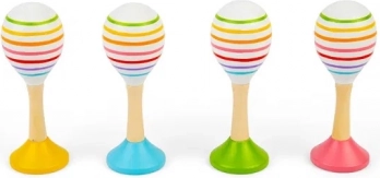 bigjigs toys rumba schudballen voor kinderen – set van 2 stuks