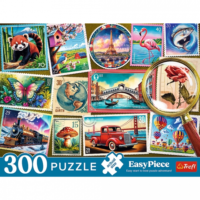 Puzzle Briefmarken Post - 300 Teile Trefl