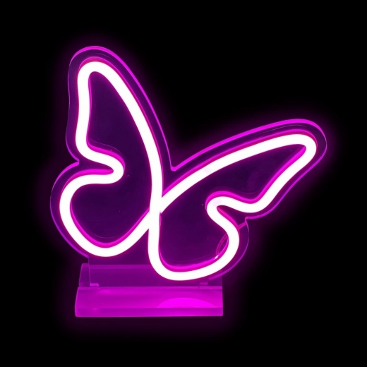 LED-Neon-Lampe Schmetterling 2Kids Toys