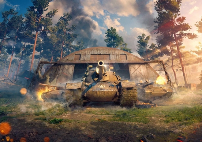Puzzel World of Tanks: Wingback 1000 stukjes