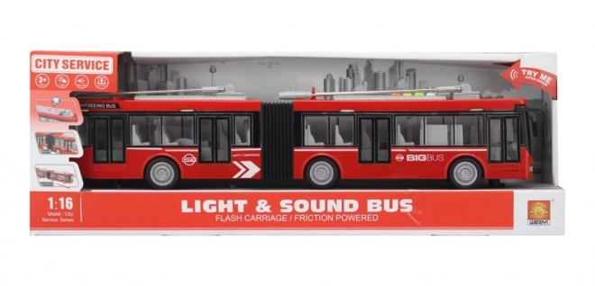 Gelenkbus mit Schwungrad 1:16