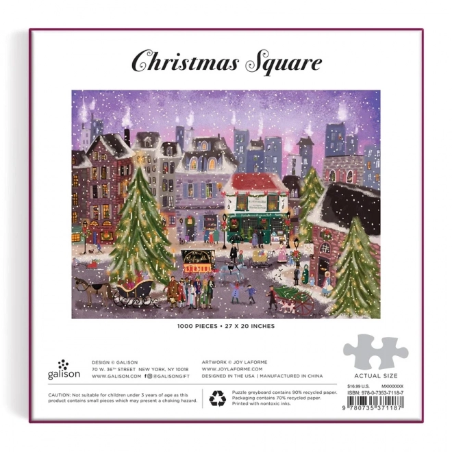 Galison puzzel kerstplein