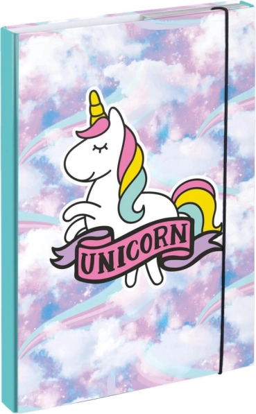 Chemise pour cahiers scolaires A4 Arc-en-ciel