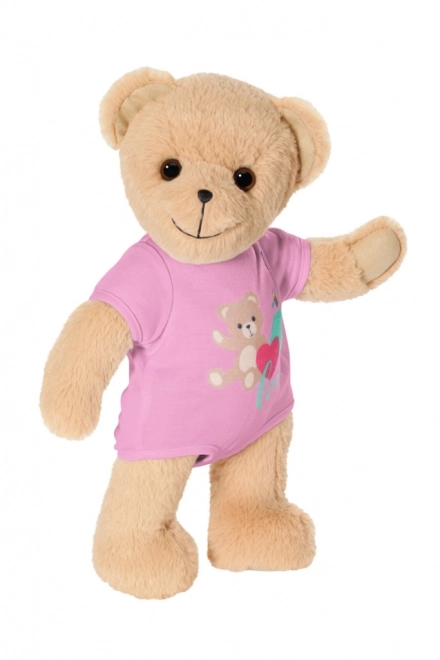 Teddybeer BABY born, roze kleding