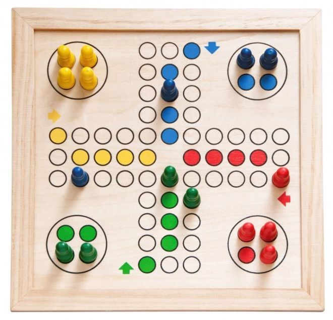Holzspielset im Holzkasten