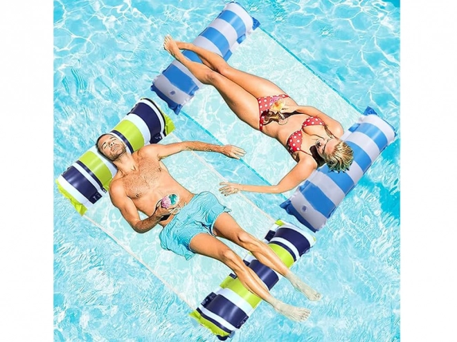 Opblaasbaar waterhangmat zwembad en strand