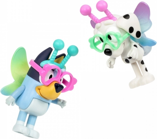 Bluey figuren dubbelverpakking Baby Bluey en Chloe
