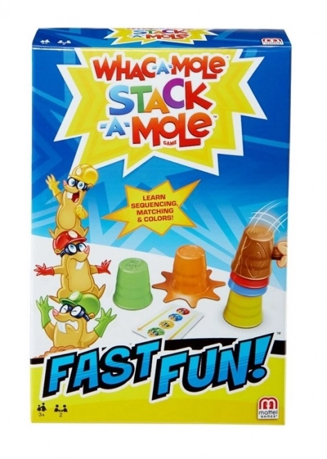 Spel Mattel Whack a Mole (ram de mol) 16x24 cm