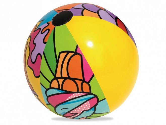 Farbiger aufblasbarer Strandball 91cm Bestway