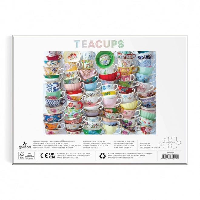 Puzzel Theekopjes 1000 stukjes