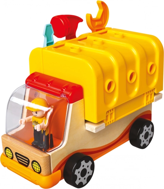Bino camion de chantier multifonction avec outils