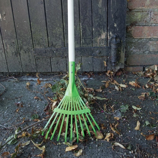 Bigjigs Toys Tuinhark voor bladeren groen