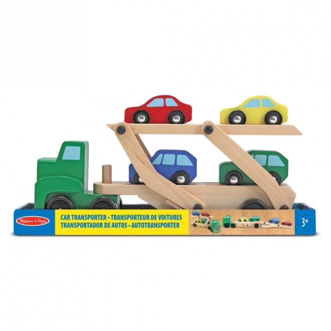 Vrachtwagen met aanhanger