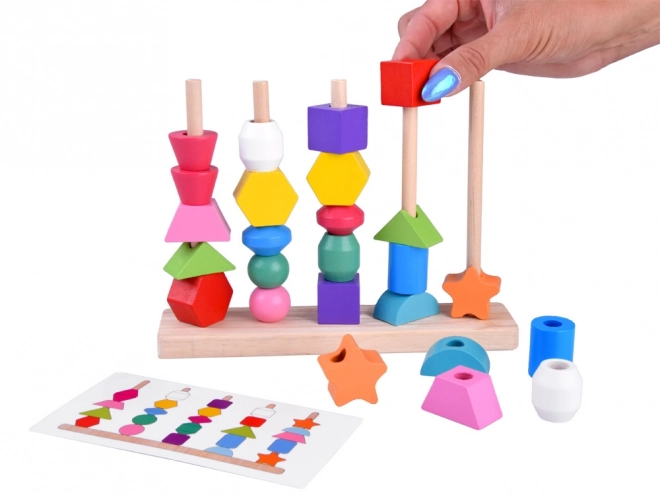 Houten educatieve puzzel 25 stuks