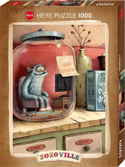 Puzzel Zozoville: Jarantine 1000 stukjes