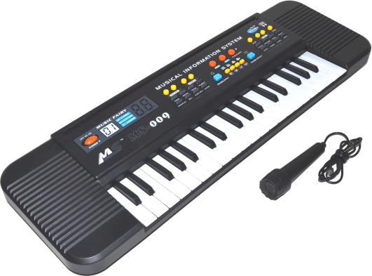 Piano numérique pour enfants 54 cm avec microphone