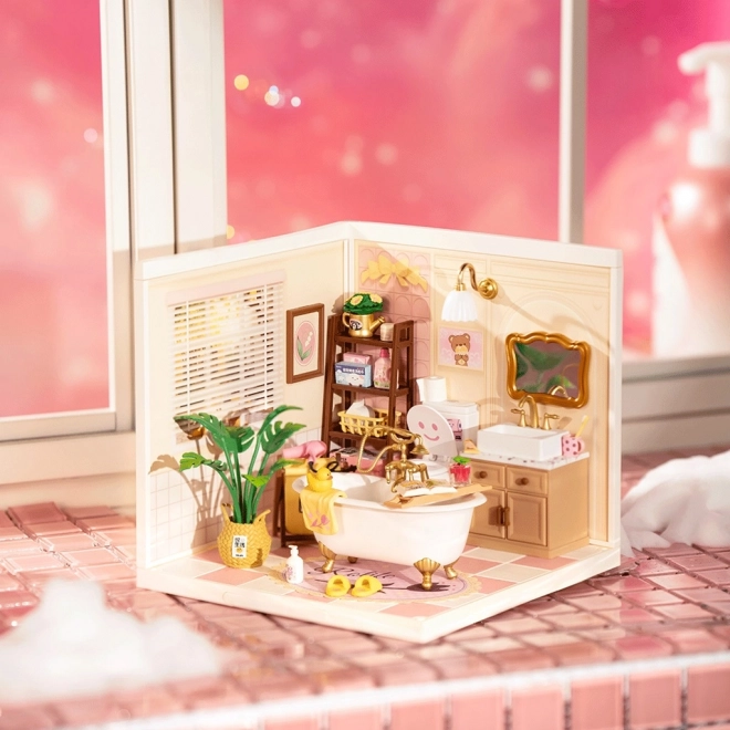 Miniatuurhuisje - meisjesbadkamer