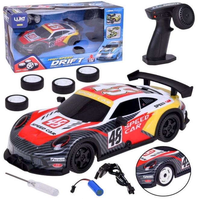 RC raceauto op afstandsbediening Drift