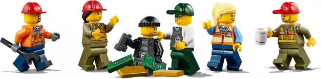 Compleet spoorinfrastructuur en minifiguren
