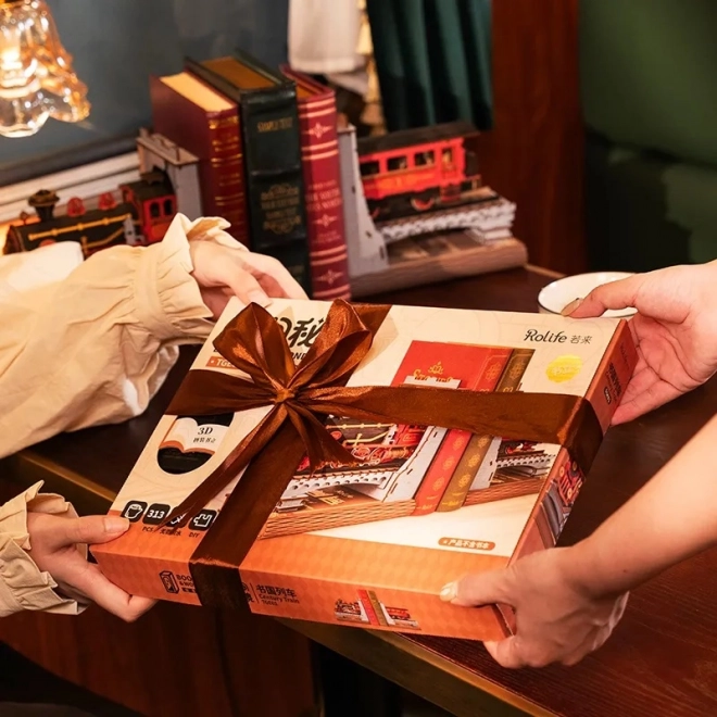 3D Puzzle Bookend Historic Steam Train