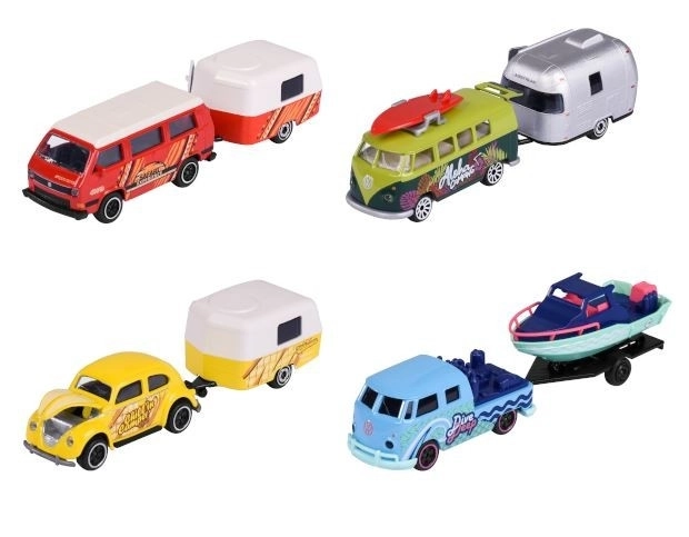Majorette Volkswagen Model Cars with Trailer